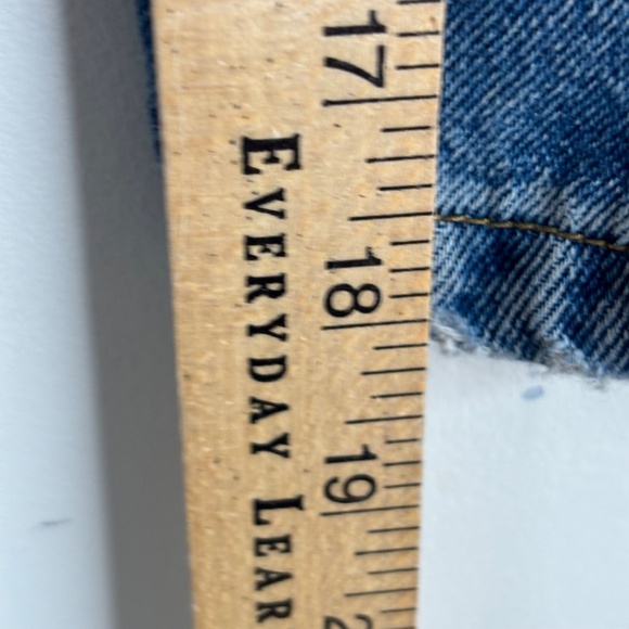VTG 90s Little Levis Cargo Jeans Boys 7 Patches Jogger Parachute Elastic Cuff - Picture 14 of 16